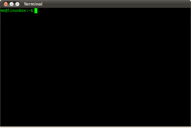 Screenshot of a Linux terminal